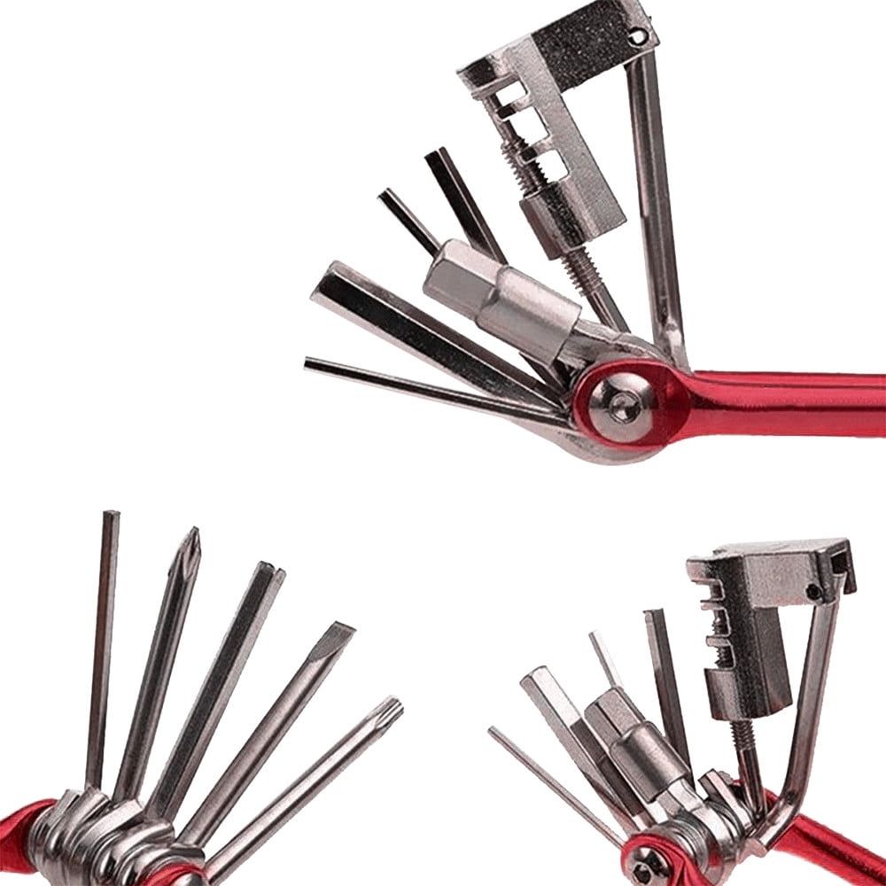 Bike Multi Tool, Bike Repair Tools Kit, 11-in-1 Bicycle Multi Tool Kit, MTB, Road, BMX, E-Bike Tire & Gear Tools
