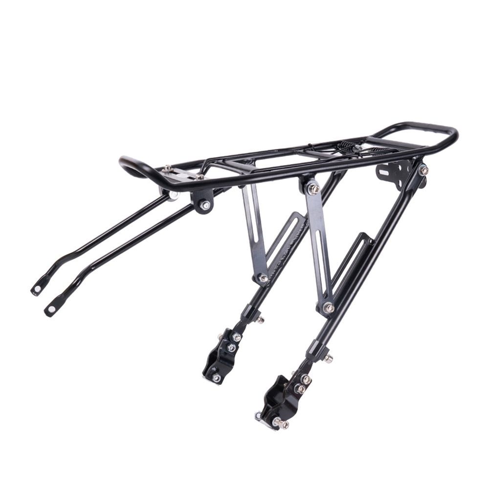 Bike Rear Rack Aluminum, Bike Carrier Rack with Quick Release Road Bicycle Rear Rack, Easy to Install, Compatiable with Most of Bikes