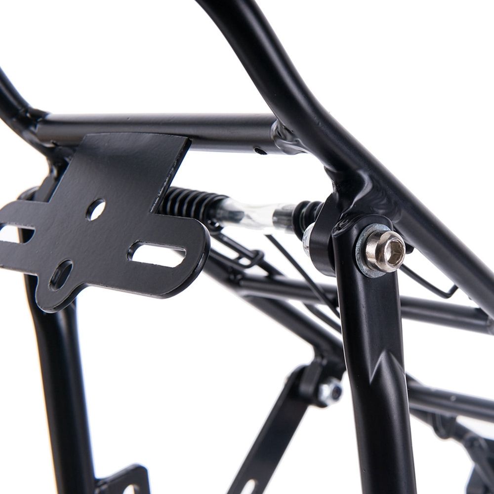 Bike Rear Rack Aluminum, Bike Carrier Rack with Quick Release Road Bicycle Rear Rack, Easy to Install, Compatiable with Most of Bikes