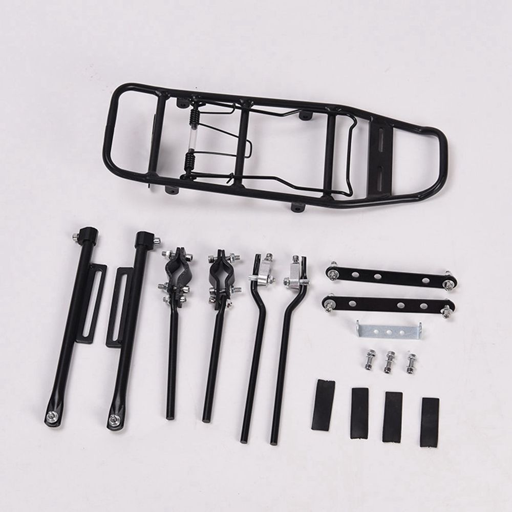 Bike Rear Rack Aluminum, Bike Carrier Rack with Quick Release Road Bicycle Rear Rack, Easy to Install, Compatiable with Most of Bikes