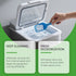 Ice Machine Cleaner Descaler Tablets, Ice Maker Cleaner(12 Pack), Compatible with Countertop and Nugget Ice Maker, Remove limescale, Odor-Free, Crystal Clear Ice