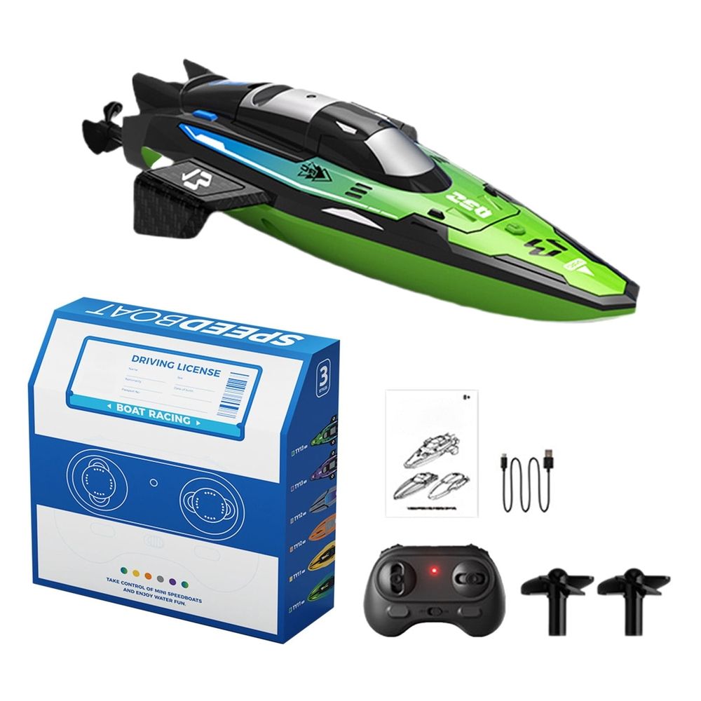 Stunt RC Boat, Remote Control Speedboat with Double Motors, Self-Flipping Function, Water Sensing Auto On/Off, Waterproof Design, 2.4GHz Remote for Pools, Lakes, and Outdoor Play