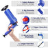 Powerful Toilet Plunger,High Pressure Air Drain Blaster Gun,Drain Clog Remover Tool with 4 Sized Suckers,Pipe Dredging Tools,Sink Plunger for Toilet Bathroom Tub Floor Drain Clogged Kitchen Pipe