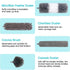 9 Pcs Microfiber Feather Duster Extendable Dusters for Cleaning with Extension Pole 30 to 100 inches, Reusable Bendable Dusters Washable Dusters for Cleaning Fan/High Ceiling House Cleanin