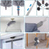 9 Pcs Microfiber Feather Duster Extendable Dusters for Cleaning with Extension Pole 30 to 100 inches, Reusable Bendable Dusters Washable Dusters for Cleaning Fan/High Ceiling House Cleanin