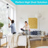 9 Pcs Microfiber Feather Duster Extendable Dusters for Cleaning with Extension Pole 30 to 100 inches, Reusable Bendable Dusters Washable Dusters for Cleaning Fan/High Ceiling House Cleanin