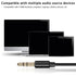 Wired Desktop Microphone for Computer, Live Streaming, Gaming, Recording, Teaching, 360° Noise Reduction, 3.5mm Interface, Adjustable Stand, Plug & Play