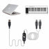 USB to MIDI Cable Converter 2 in 1 PC to Synthesizer Music Studio Keyboard Interface Wire Plug Controller Adapter Cord 16 Channels Supports Computer Laptop