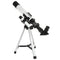 Telescope for Kids Beginners Adults,Aperture Refractor Telescopes for Astronomy Beginners,Portable Travel Telescope with Tripod,Astronomy Gifts for Kids Silver