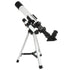 Telescope for Kids Beginners Adults,Aperture Refractor Telescopes for Astronomy Beginners,Portable Travel Telescope with Tripod,Astronomy Gifts for Kids Silver