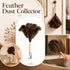 1pcs Ostrich Feather Duster for Cleaning with Wooden Handle | Reusable & Washable Household Duster for Home, Car, Furniture & Collectible
