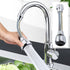 1pcs 360° Swivel Flexible Faucet Aerator, Bendable Sink Tap Sprayer Head, Water‑Saving Faucet Extension Nozzle, Splash‑Proof Filter Attachment for Kitchen & Bathroom Household Sink