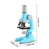 Microscope Science Kit - 100X-1200X Magnification with LED & Specimen Tools, 5.1 x 3.1 x 9.1in(White)