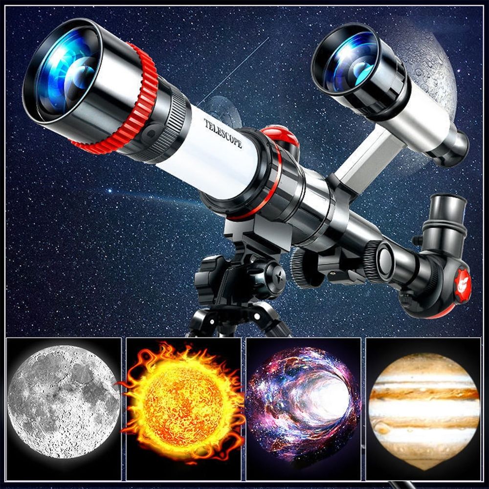 Telescope with Star Finder - 17.1 x 7.8in 20x to 40x Magnification for Beginners, Includes Tripod & Mobile Mount