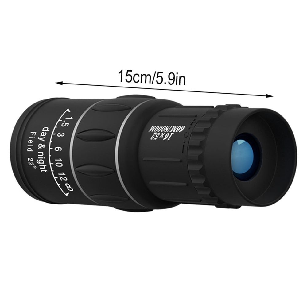 Monocular Telescope, Portable Handheld Monocular with Mobile Phone Clamp & Mini Tripod, Day Night View for Outdoor Travel Concert Bird Watching