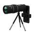 Monocular Telescope, Portable Handheld Monocular with Mobile Phone Clamp & Mini Tripod, Day Night View for Outdoor Travel Concert Bird Watching