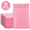 Padded Bubble Mailers, 5.1 x 7.1 Inch Pink Waterproof Self Seal Shipping Envelopes, Protective Small Business Packaging Bags for Shipping Orders, Compact Mailer Envelopes