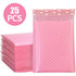 Padded Bubble Mailers, 5.1 x 7.1 Inch Pink Waterproof Self Seal Shipping Envelopes, Protective Small Business Packaging Bags for Shipping Orders, Compact Mailer Envelopes