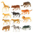 Animals Figures Toys, Realistic Wild Zoo Animals Figurines Plastic Jungle Animals Playset for Kids Toddlers, 12 Piece Gift Set