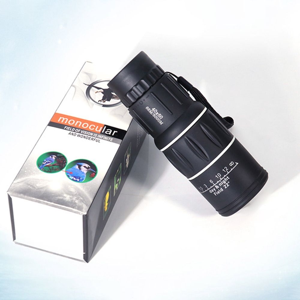 60x40 Portable High Magnification Monocular Telescope 2025 Monoculars For Adults High Powered With Smartphone Holder And Tripod Handheld Telescope For Bird Watching Hiking Auto Focus Binoculars for
