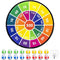 Kids Double-Sided Dartboard Set - Safe Board with 16 Sticky Balls - 28.3 Inches - Best Outdoor/Indoor Sports Family Party Game Gift for Boys, Girls, Children