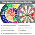Kids Double-Sided Dartboard Set - Safe Board with 16 Sticky Balls - 28.3 Inches - Best Outdoor/Indoor Sports Family Party Game Gift for Boys, Girls, Children