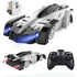 Electric Remote Control Wall Climbing Wireless RC Car Toy, 360 Degree Rotation Stunt Cars Toy for 4 5 6 7 8 9 10 11 12 Years Old Boys Kids, Silver