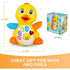 Baby Musical Duck Toy, Dancing Walking Yellow Duck - Interactive Action Learning Educational Flapping Light up Dancing Duck with Music