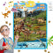 Electronic Interactive Alphabet Wall Chart, Talking ABC Learning Poster Kid Toys with Music, Numbers Talking Learning Poster, Educational Toddlers Toys for Boys and Girls 2 3 4 5 6+