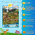 Electronic Interactive Alphabet Wall Chart, Talking ABC Learning Poster Kid Toys with Music, Numbers Talking Learning Poster, Educational Toddlers Toys for Boys and Girls 2 3 4 5 6+