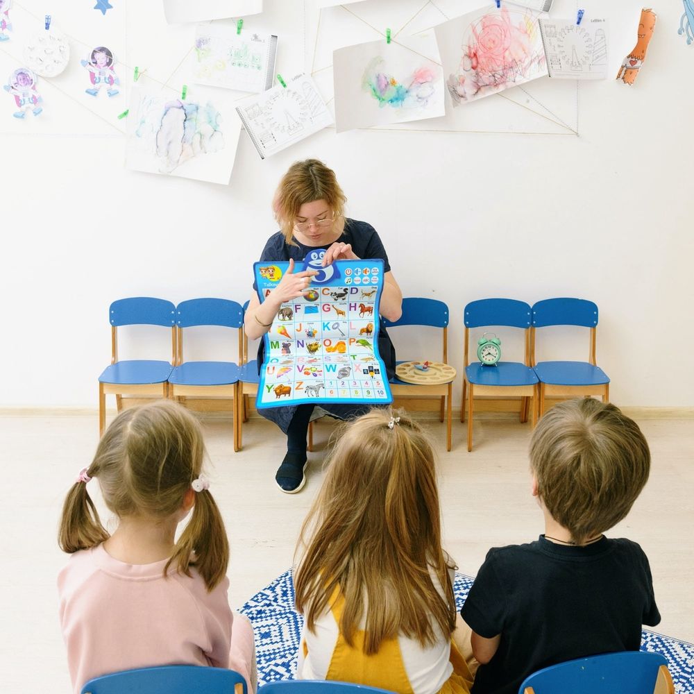 Alphabet Wall Chart Toy for 1 Year Old, Electronic Interactive ABC Learning Chart Preschool Learning Poster, Educational Toys for Toddlers Age 2 5, Toddler Learning Toys Age 3-4