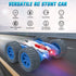 Growsly Double-Sided 360 Flip RC Car 4WD 2.4GHz Stunt Car Racing Toy Car with Rechargeable Batteries for 4-12 Years Old Kids, Blue