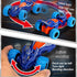 Pull Back Cars Toy Trucks,2 Pcs Friction Powered Cars for Kids,Four-Wheel Drive 360 Stunt Spinning Off-Road Vehicles,Toddler Car Toys for 3 4 5 6+ Year Old Boys Girls