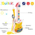 Kids Guitar Toy, Guitar and Microphone Set for Kids, Guitar Toys with Music & Colorful Light, Kids Musical Instruments Educational Toys for 3, 4, 5, 6, 7 Year Old