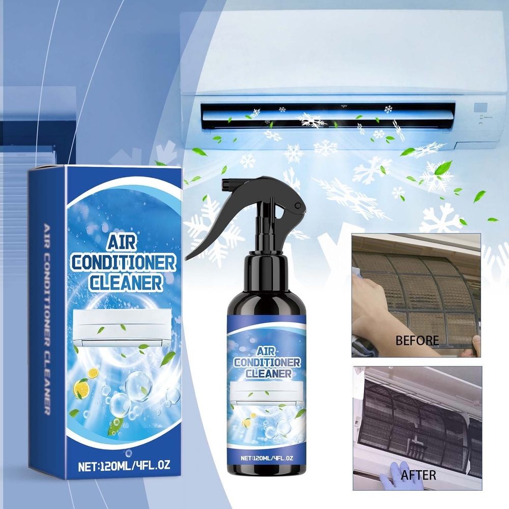 All Purpose Cleaner Spray, Multi Surface Cleaner for AC Foam Cleaning, Powerful Multi Purpose Cleaner for Coil and Fin Deep Clean 120ml