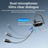 Wired Gaming Headset with Dual Mic, 3.5mm Plug, 7.1 Surround Sound Stereo Headphones for PC Laptop Phone PS4 Xbox Gamer