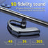 Wireless Bluetooth Handsfree Single Earphone Headset , 5.3 Ear mounted sports business waterproof and noise reduction Black