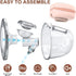 Breast Pump Hands Free Portable Electric Breast Pumps Double Pump with 3Modes & 9Levels, Smart Touchscreen,  (Pack of 2)
