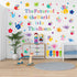 Kids Wall Decals Classroom Decals Colorful Inspirational Quotes Wall Stickers Motivational Sticker Splatter Handprint Wall Decals