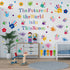 Kids Wall Decals Classroom Decals Colorful Inspirational Quotes Wall Stickers Motivational Sticker Splatter Handprint Wall Decals