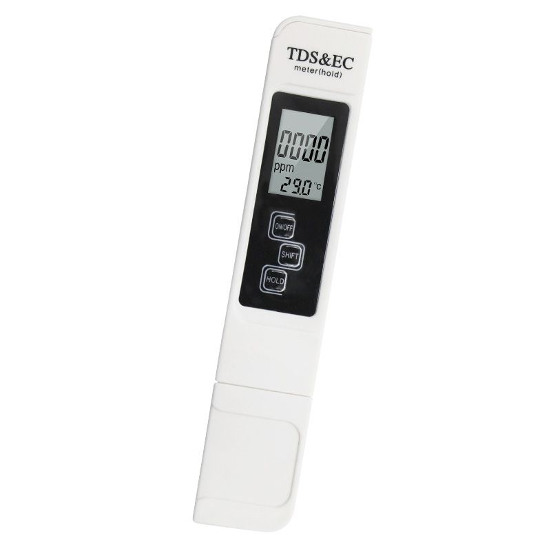 Water Quality Tester, TDS Meter, EC Meter and Thermometer in one, Suitable for Drinking Water, Wells, Swimming Pools