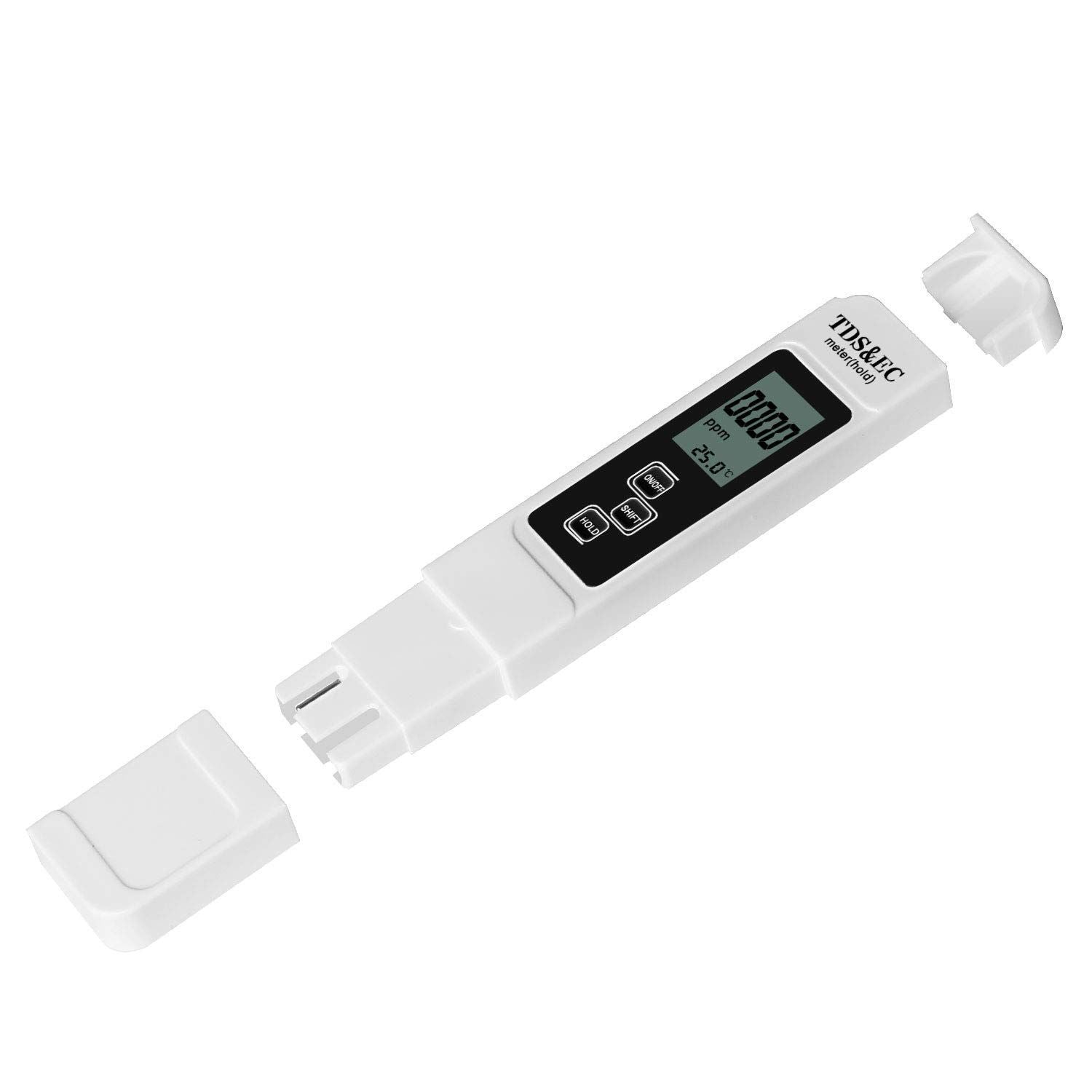 Water Quality Tester, TDS Meter, EC Meter and Thermometer in one, Suitable for Drinking Water, Wells, Swimming Pools