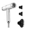 Professional Hair Dryer - Lightweight, Powerful Pro Salon Blow with Diffuser & 3 Concentrator Nozzle Attachment Tools
