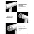 Professional Hair Dryer - Lightweight, Powerful Pro Salon Blow with Diffuser & 3 Concentrator Nozzle Attachment Tools