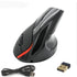 Ergonomic Rechargeable Vertical Wireless Mouse High Value Game Office Vertical Desktop Optical Mouse (Black wireless)