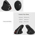 Ergonomic Rechargeable Vertical Wireless Mouse High Value Game Office Vertical Desktop Optical Mouse (Black wireless)