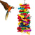 Extra Large Bird Parrot Toys for Macaws, African Grey, Amazon Parrots The colorful wooden blocks are fashionable and bright