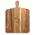 Chopping Board with Handle for Meat, Cheese Board, Vegetables, Bread, and Charcuterie - Decorative Wooden Serving Board