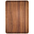 Small Walnut Wood Cutting Board for Kitchen with Juice Groove Handles Non-slip Mats Thick Reversible Butcher Block Chopping Board