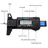 Tire Tread Depth Gauge, Digital Tire Tread Depth Gauge LCD with Inch and MM Conversion of 0-0.98 Inches, Tread Checker